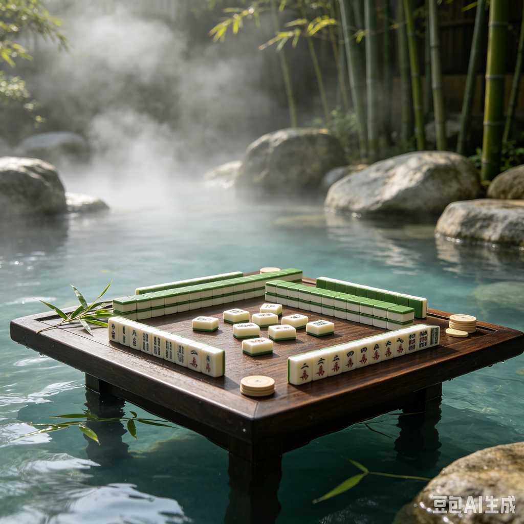 hand painted mahjong tiles