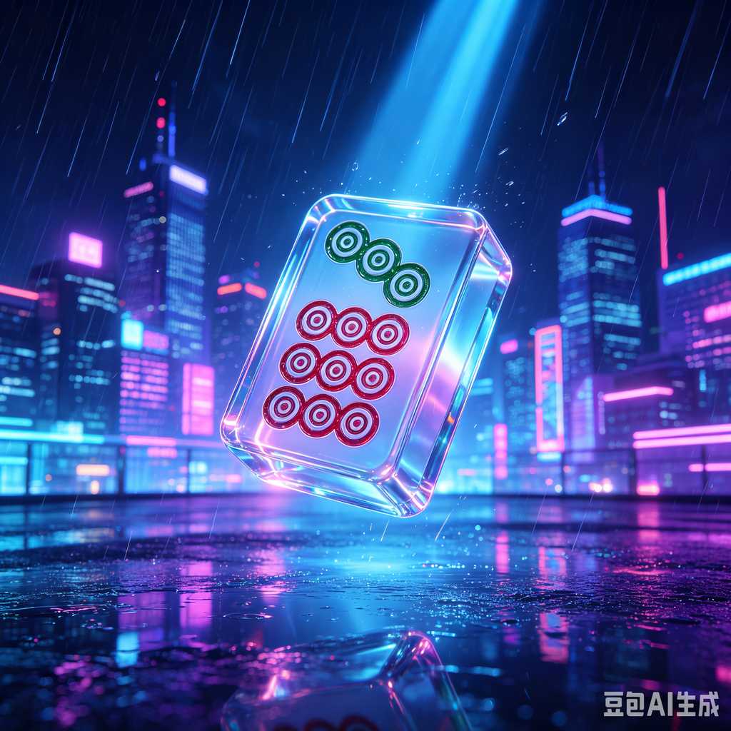 transparent acrylic mahjong set