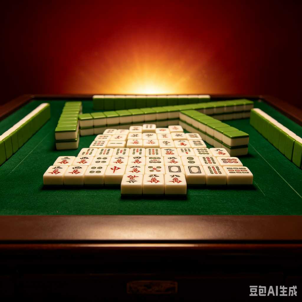 trendy color mahjong set