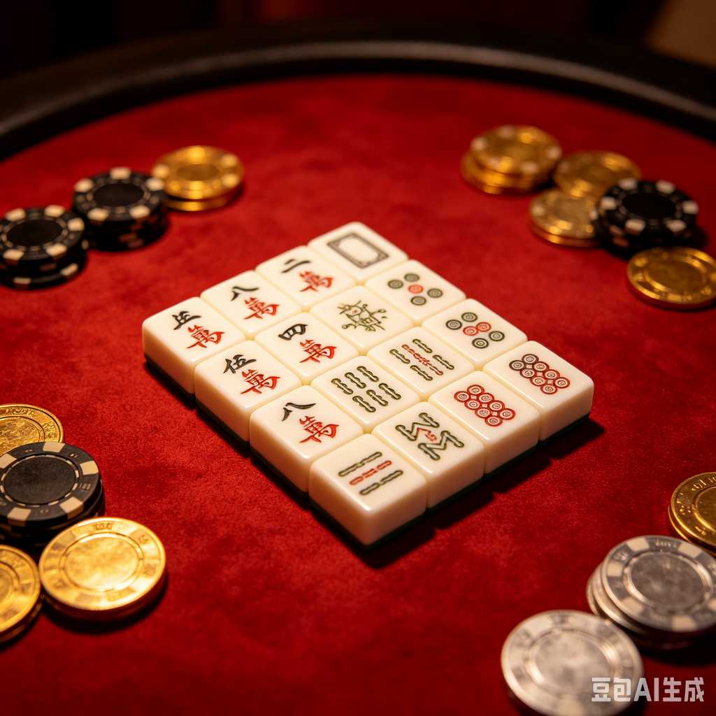 transparent mini mahjong set